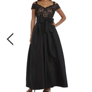 R&M Richards Lace Top Formal Gown